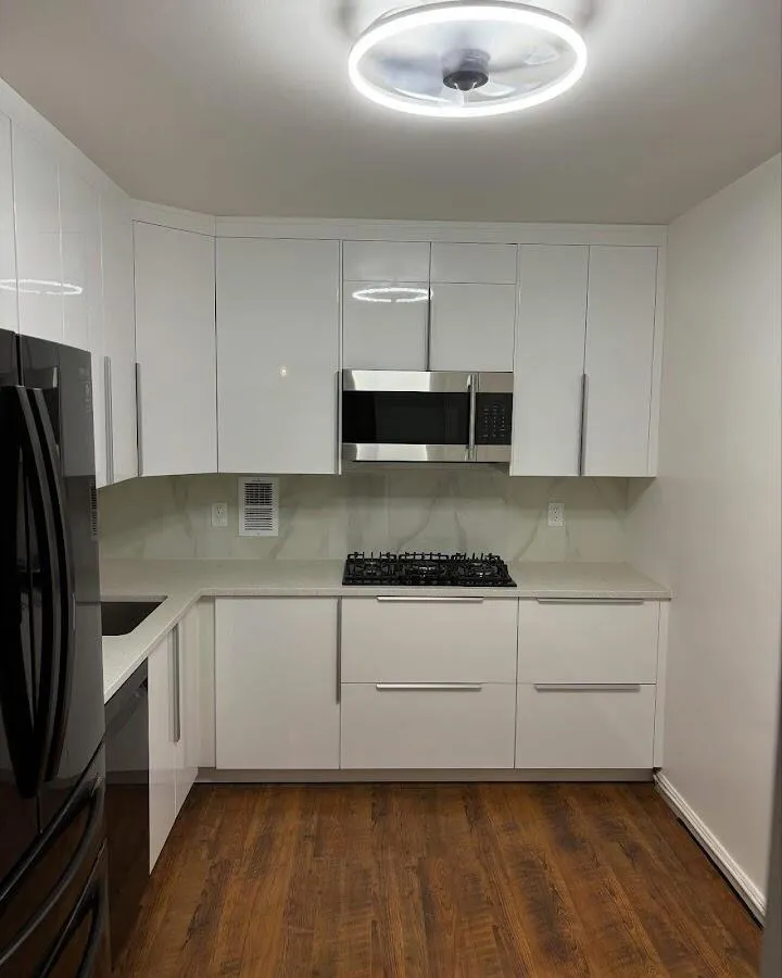 Renovated kitchen with quartz countertops in DuBois